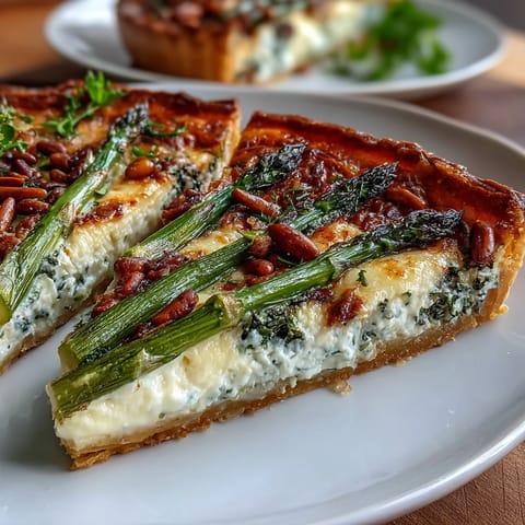 Spring Asparagus Tart Puff