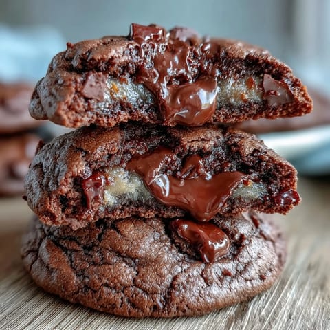 1. Dark chocolate and vanilla swirl cookies with rich cocoa and creamy white chocolate chips.