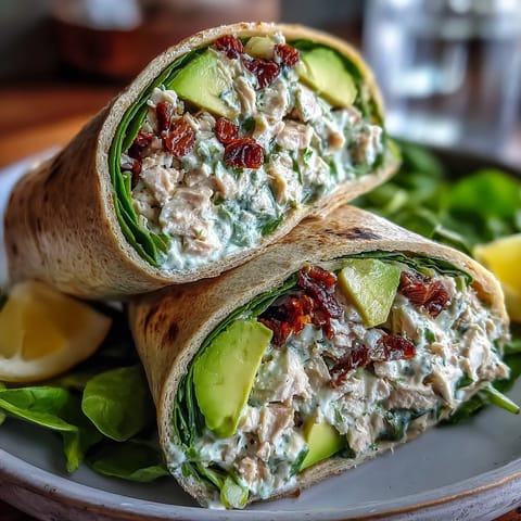Healthy Easy Avocado Tuna Wraps