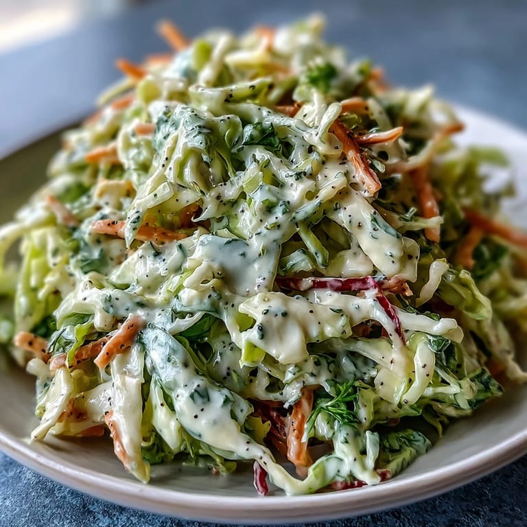 Bright and colorful Best Cabbage Coleslaw, perfect atop BBQ pulled pork sandwiches.