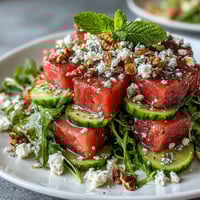 Watermelon Arugula Salad Summer